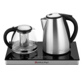چای ساز سوئیس پلاس مدل STM-1822S | جوش اوری سریع | طراحی شیک | ظرفیت کتری 1.7 لیتری