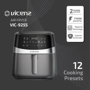 سرخ کن بدون روغن ویکنز مدل VIC-9255 | پخت سالم | 12 برنامه پخت