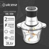 خردکن ویکنز مدل VIC-550 | ظرفیت کاسه 3 لیتر | 6 تیغه