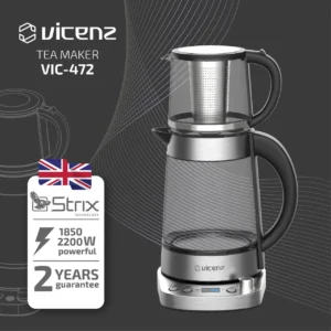 چای ساز ویکنز مدل VIC-472 | ظرفیت کتری 1.7 لیتر