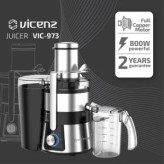 آبمیوه گیری ویکنز مدل VIC-973 | قدرت 800 وات | 2 سرعته