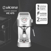 اسپرسو ساز ویکنز مدل VIC-675 | قدرت 20 بار