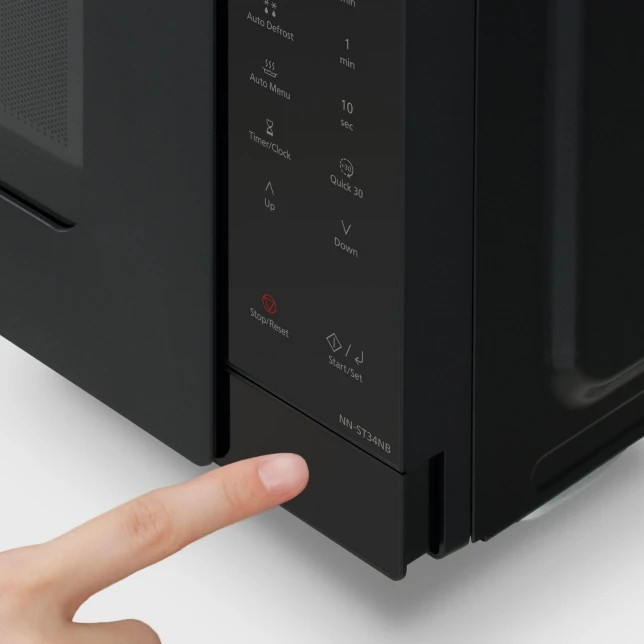 مایکروویو پاناسونیک مدل NN-ST34NB | ظرفیت 25 لیتر | 10 برنامه پخت