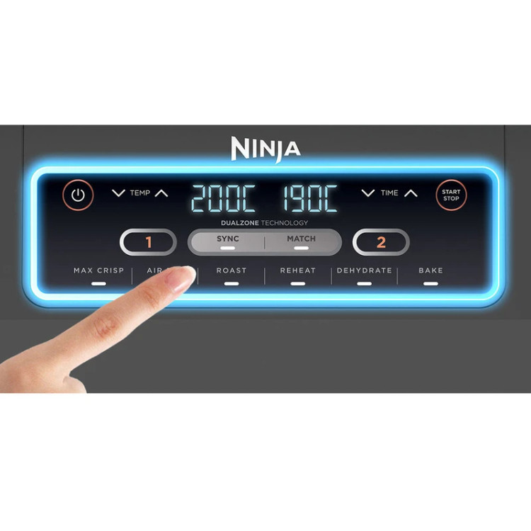 سرخ کن بدون روغن نینجا مدل AF300 | ظرفیت 7.6 لیتر | 6 برنامه پخت