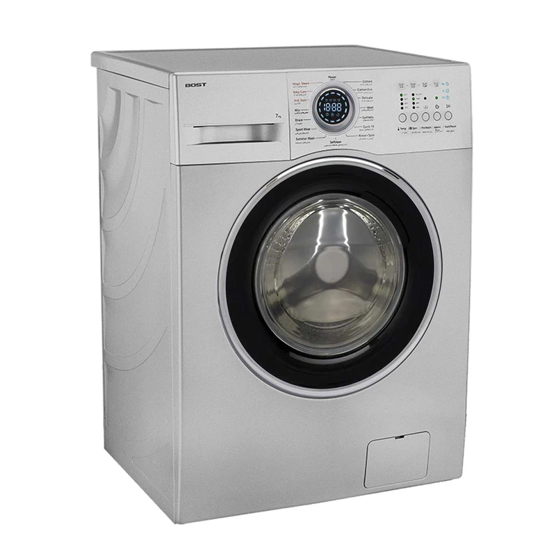 ماشین لباسشویی7 کیلویی بست مدل BWD-712-10_نقره ای