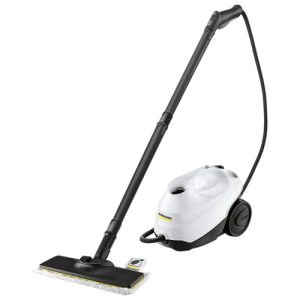 بخارشوی کارچر مدل SC3 EASYFIX-سفید| آمادهبهکار سریع | پر کردن اب حین کار | کارتریج ضد رسوب