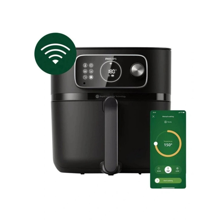 سرخ کن بدون روغن فیلیپس مدل HD9875/90 | ظرفیت8.3 لیتر | پخت سریع و کم روغن