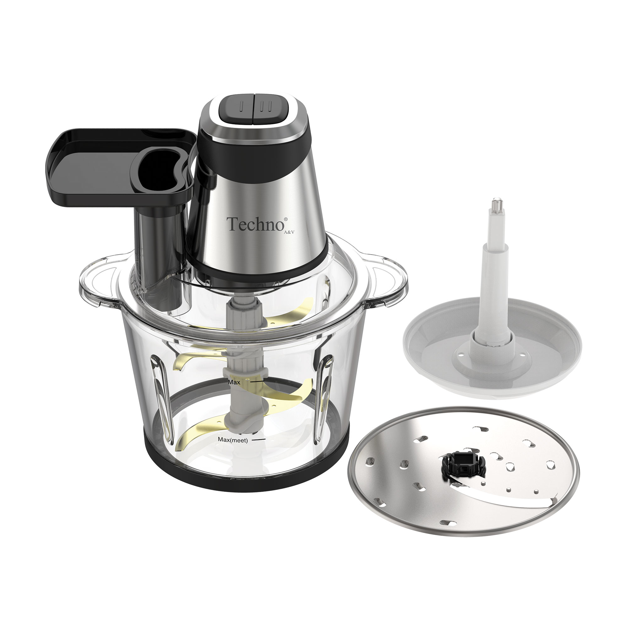 خردکن تکنو مدل Te-222 | موتور ۵۰۰ وات | ظرفیت ۳ لیتری